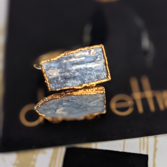 New! Gorgeous Data Ettinger Kyanite adjustable ring - Picture 5 of 5